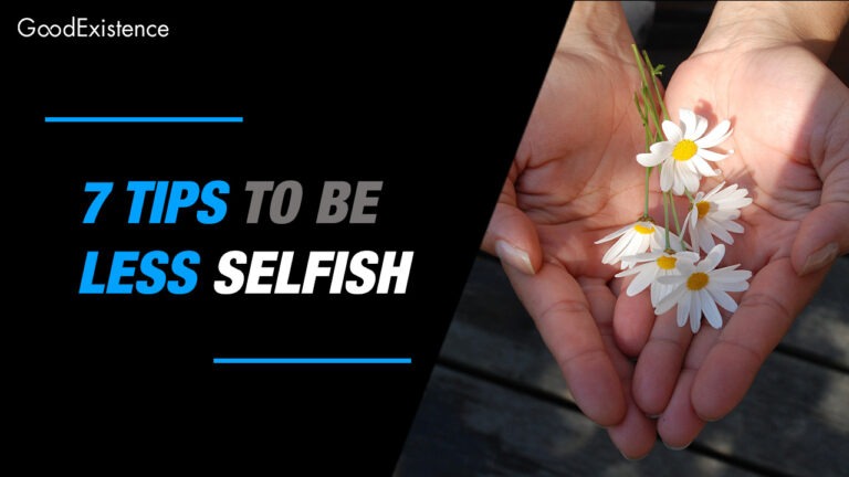 How to be less selfish