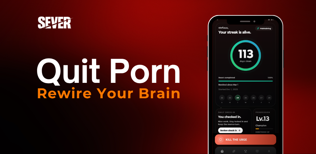 quit porn with SEVER