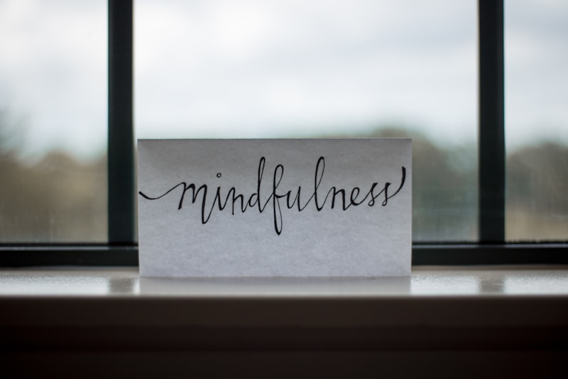 Mindfulness releases stress