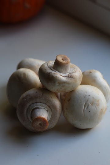 white button mushrooms