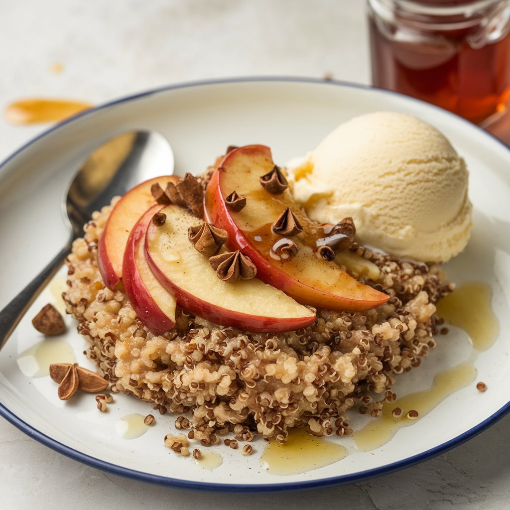 cinnamon apple quinoa variations