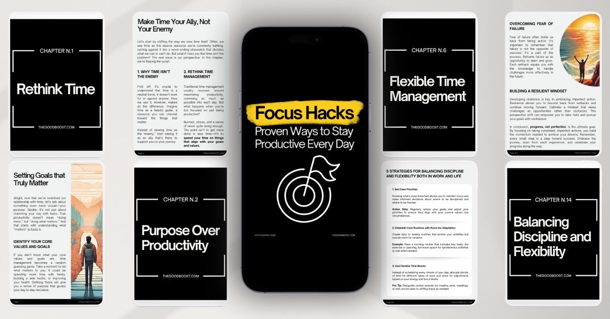 Chapters of the Focus Hacks eBook