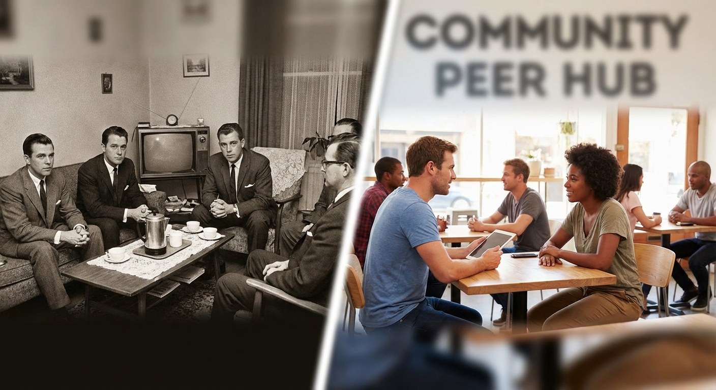 The History of How Alcoholics Anonymous Pioneered Peer Support Groups