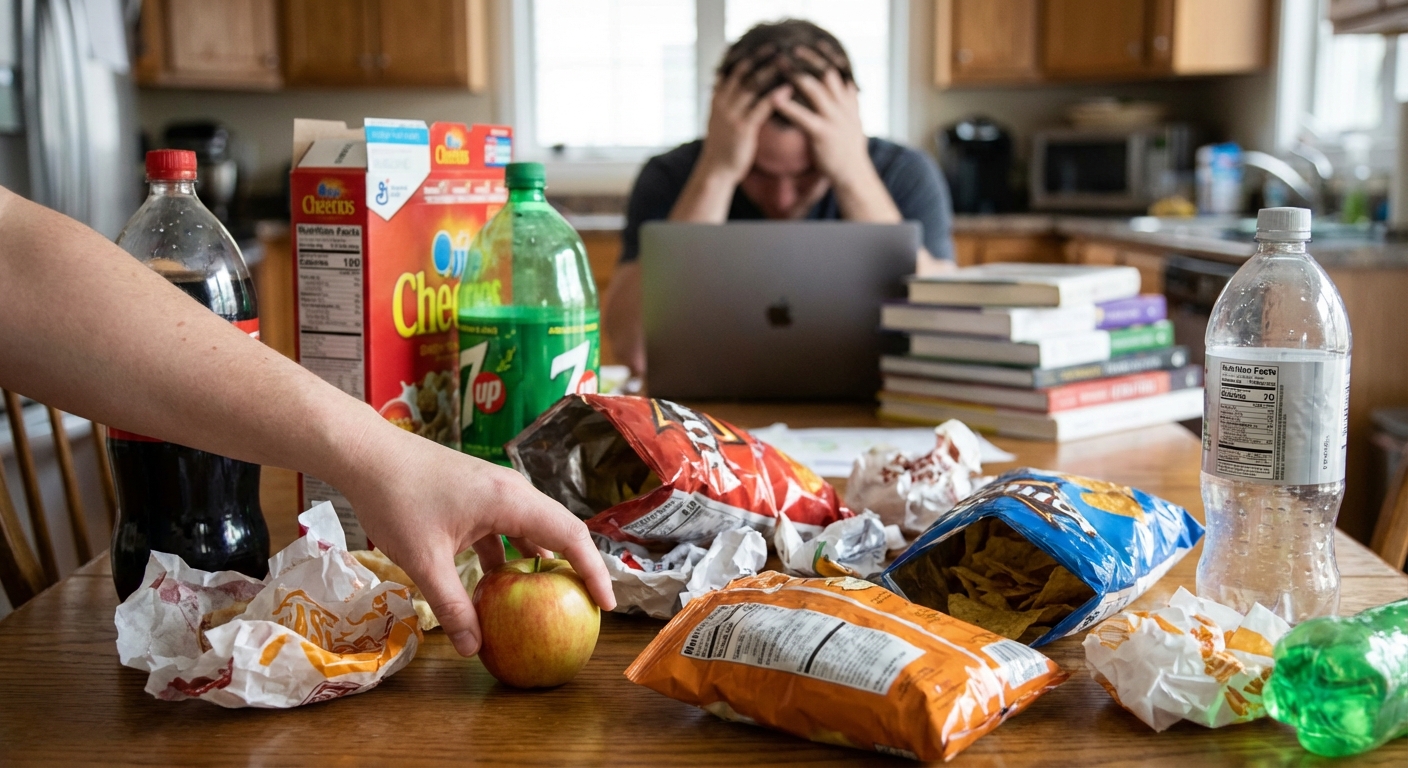 How Processed Food Activates the Same Brain Pathways as Drugs