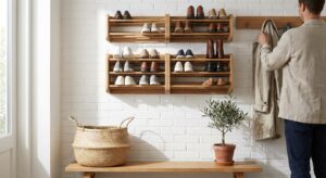 The Shoe Rack Trick That Transforms Your Entryway