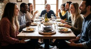 The Phone Stacking Game That Saves Dinner Conversations