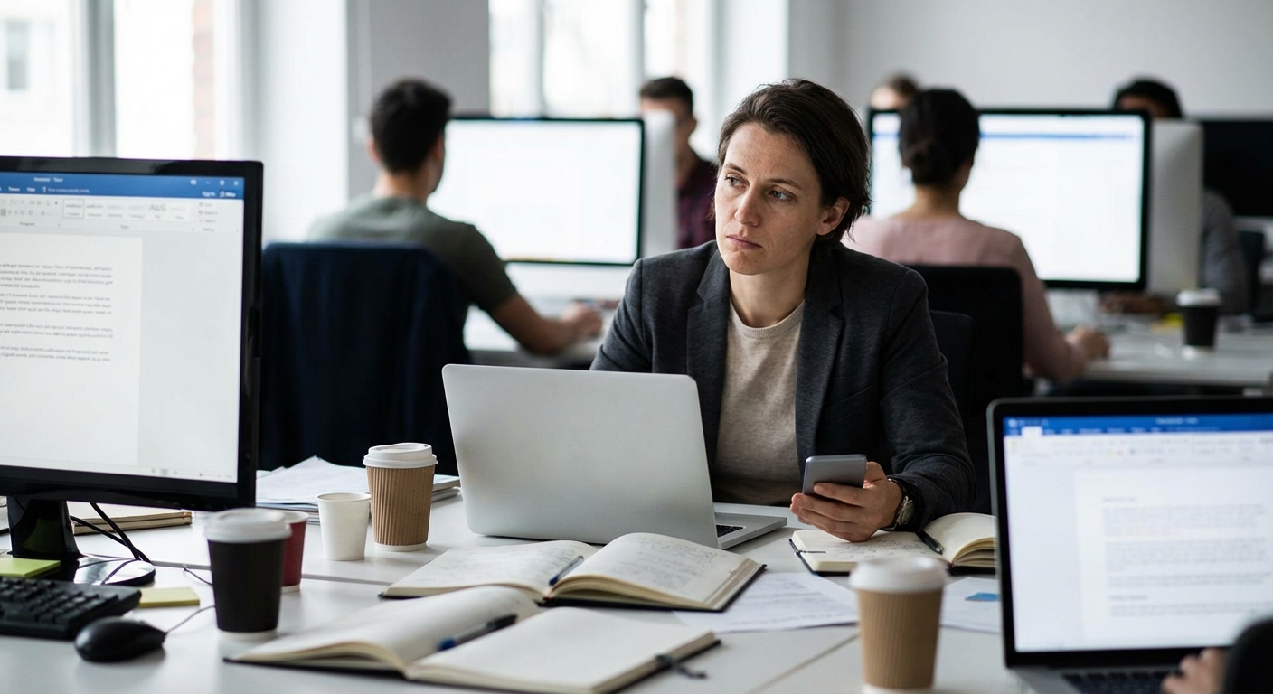 How 'Attention Residue' from Task Switching Reduces Your IQ Temporarily